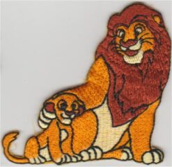 The Lion King stoffen opstrijk patch