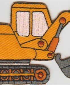 Excavatrice Applique Fer Sur Patch