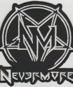 Nevermore stoffen opstrijk patch