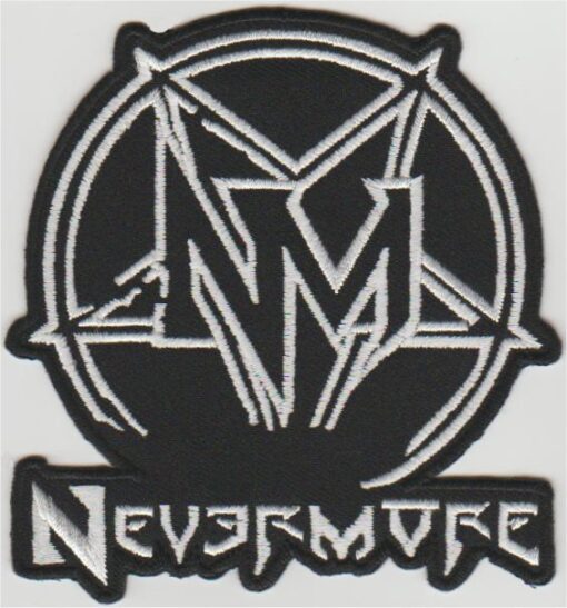 Nevermore stoffen opstrijk patch