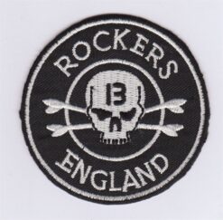 Rockers England 13 stoffen Opstrijk patch