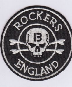 Rockers England 13 stoffen Opstrijk patch