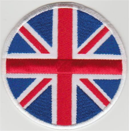 Union Jack vlag stoffen opstrijk patch
