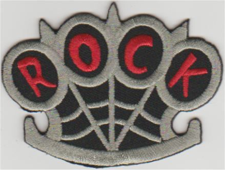 Boxbeugel Rock stoffen opstrijk patch