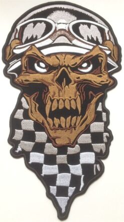 Totenkopf-Flaggen-Applikation zum Aufbügeln
