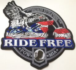 Ride Free stoffen opstrijk patch