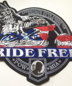 Ride Free stoffen opstrijk patch