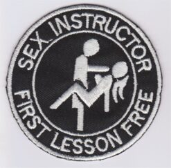 Sex-Lehrer-Applikation zum Aufbügeln