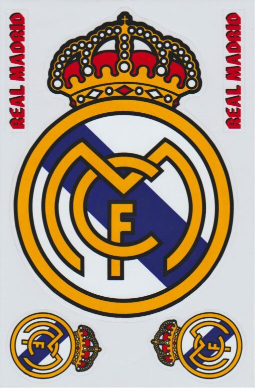 Aufkleberbogen von Real Madrid