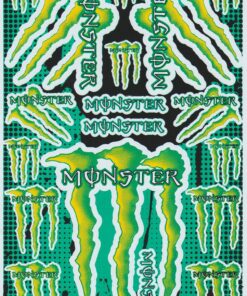 Feuille d'autocollants Monster Energy