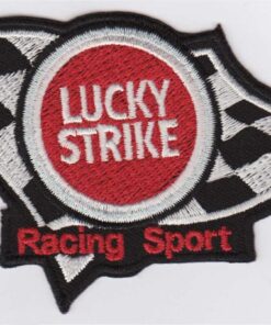 Lucky Strike Racing Sport Applikation zum Aufbügeln