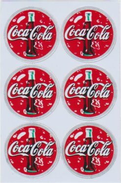 Coca-Cola-Aufkleberblatt