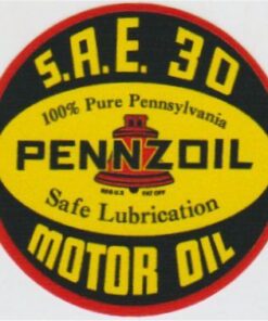 Autocollant d'huile moteur Pennzoil