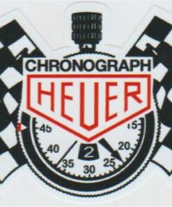 Chronograph Heuer-Aufkleber