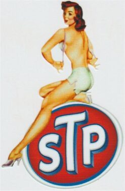 STP Pin Up Girl Aufkleber