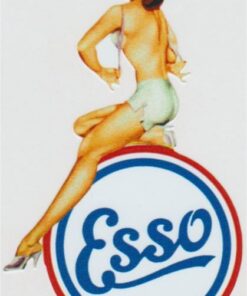 Esso Pin Up Girl sticker