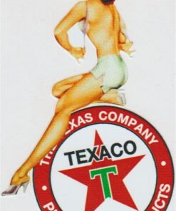 Texaco Pin Up Girl Aufkleber