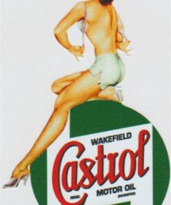 Castrol Pin Up Girl sticker