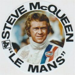Steve McQueen Le Mans-Aufkleber