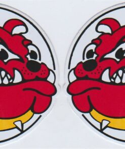 Bulldog-Aufkleber-Set