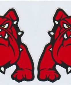 Bulldog sticker set