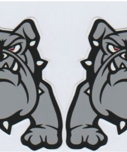 Bulldog sticker set