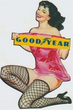 Goodyear Pin Up Girl sticker
