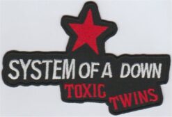 System of a Down Toxic Twins stoffen opstrijk patch