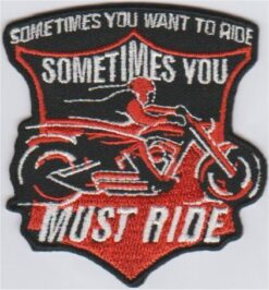 Must Ride Applique Fer Sur Patch
