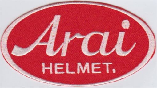 Arai Helmet stoffen opstrijk patch