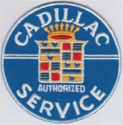 Cadillac Authorized Service Applique Iron On Patch