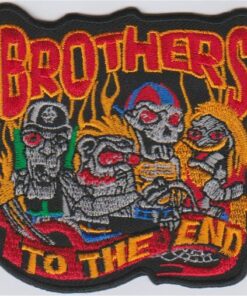 Brothers to the end stoffen opstrijk patch