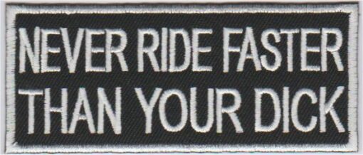 Patch thermocollant Never Ride Faster