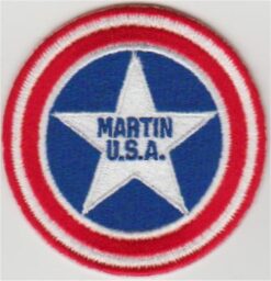 Martin USA stoffen opstrijk patch