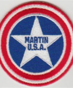 Martin USA stoffen opstrijk patch