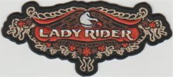 Lady Rider stoffen opstrijk patch