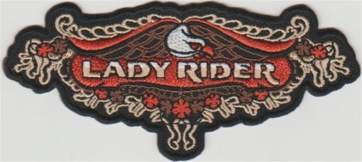 Lady Rider Applikation zum Aufbügeln