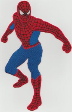 Spiderman stoffen opstrijk patch