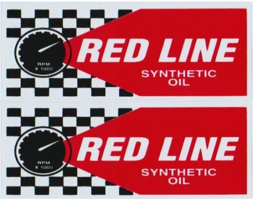 Red Line Synthetic Oil sticker set