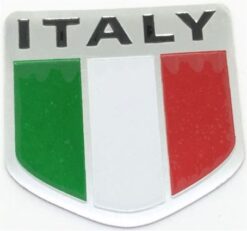 Plaque en aluminium de l'Italie