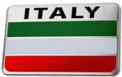 Plaque en aluminium de l'Italie
