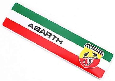 Plaque en aluminium Fiat Abarth