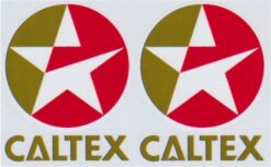 Caltex sticker set