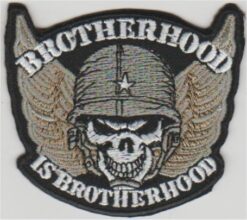 Brotherhood is Brotherhood applique thermocollant