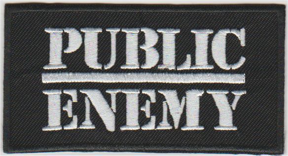 Public Enemy stoffen opstrijk patch