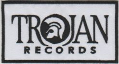 Trojan Records Applikation zum Aufbügeln