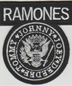 Ramones stoffen opstrijk patch