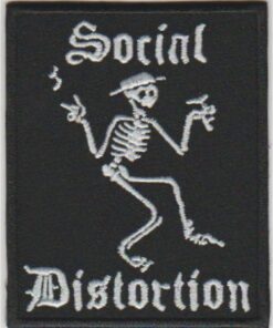 Social Distortion stoffen opstrijk patch