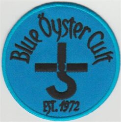 Blue Ã–yster Cult stoffen opstrijk patch