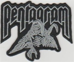 Pentagramm-Applikation zum Aufbügeln